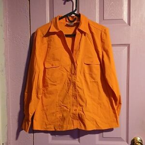 Chico's Vibrant Orange Blouse